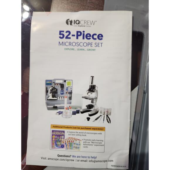 52 piece microscope and 100 prepared slides - Picture 3 of 6